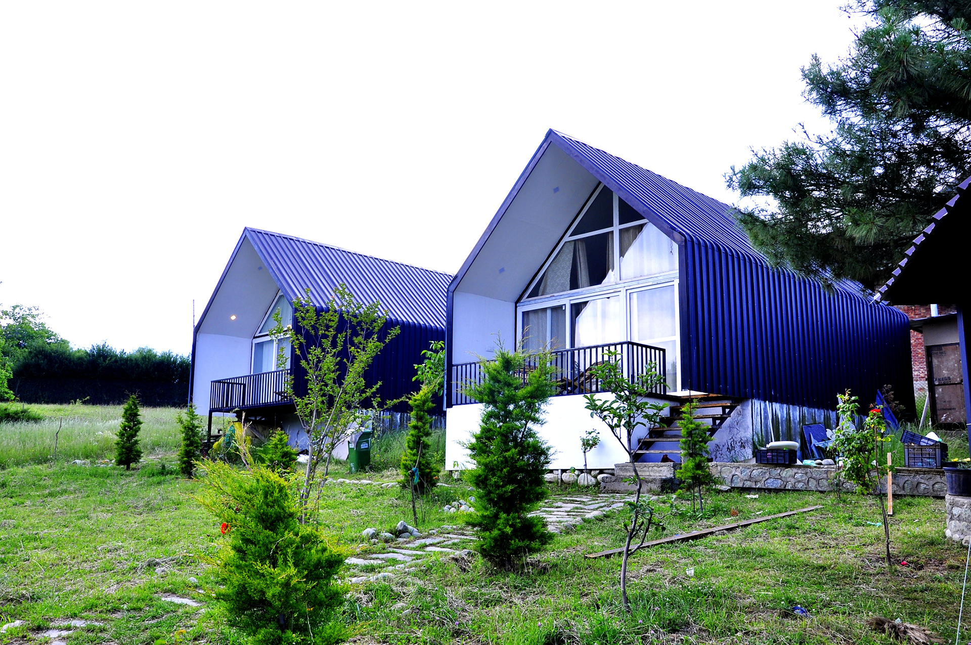 Twin gable cottages